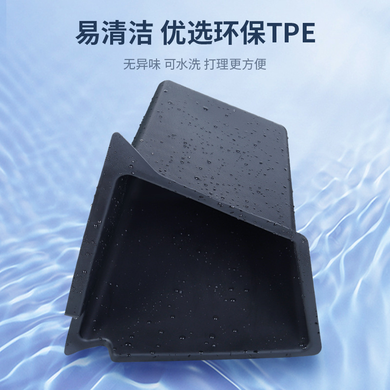 テスラmodelyの両側のtpeトップと内装y部品を適用して、新しいトランクを改造して神器を収納します。|undefined