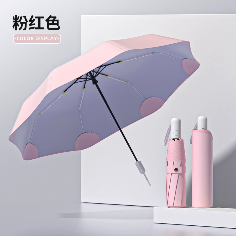 Men's automatic umbrella solar-powered, fully automatic, sun protection