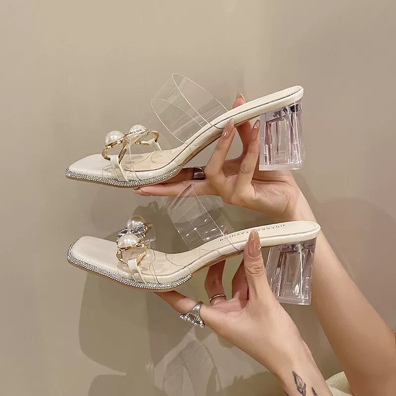 Сланцы, сандалии на ремешке, французский стиль, стиль Chanel