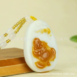 玉器工艺品;经络保健器材;翡翠项饰