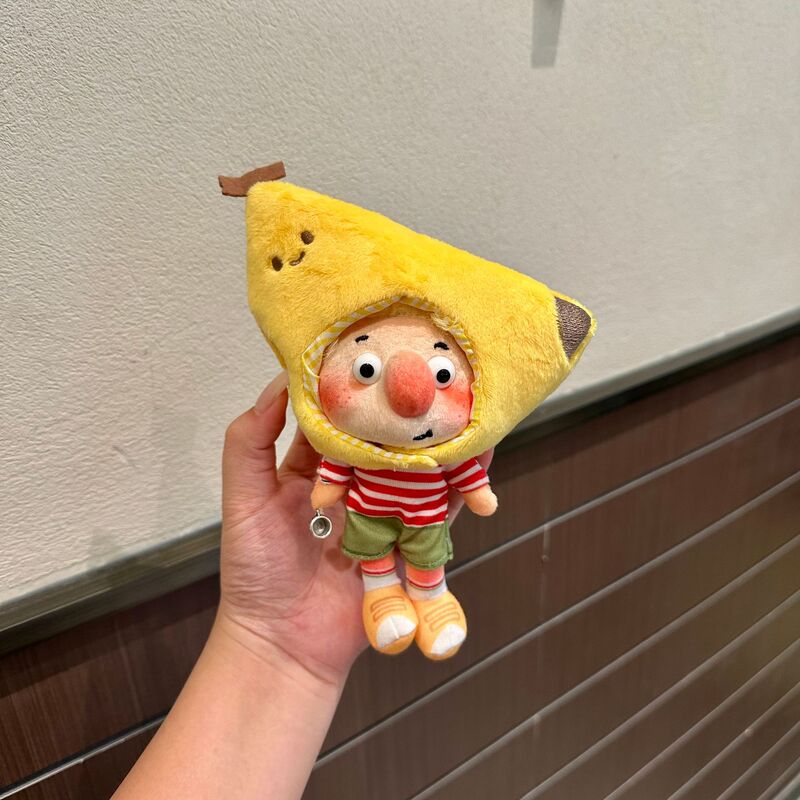 Authentic Curly-Haired Freckled Family Afro-Haired Boy Bag Charm Keychain Accessory Cartoon Cool Doll Gift