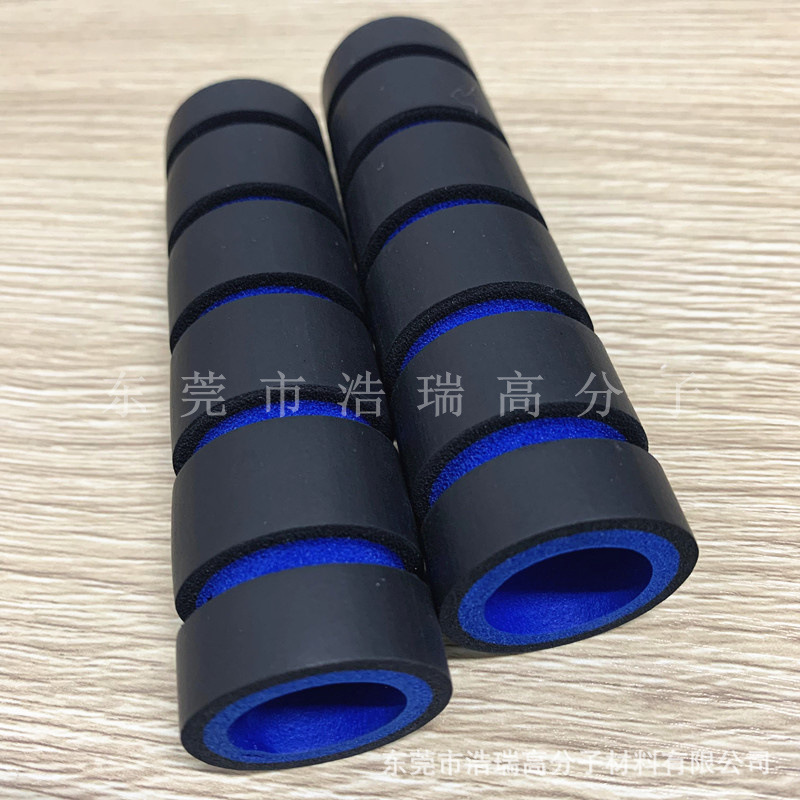 NBR磨面光面海绵管EVA泡棉磨砂发泡管橡塑登山棒把套