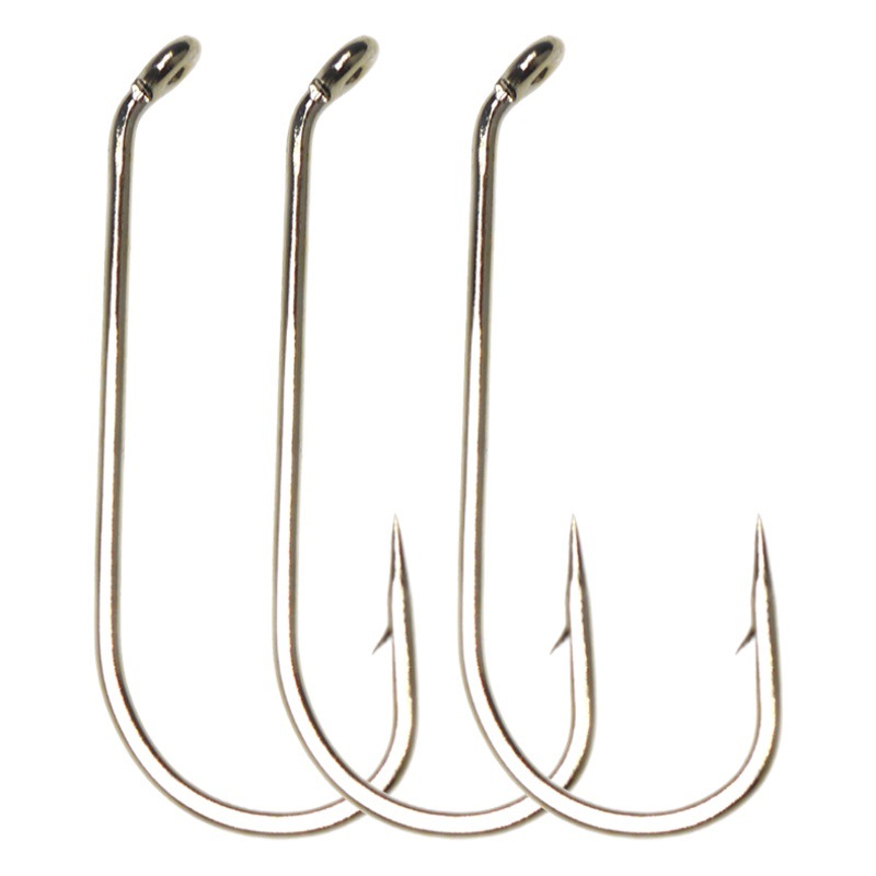 Standard Dry Fly hook fly fishing bare hook 8#-22# with barbed quality Fly fly hook wholesale golden fish hook