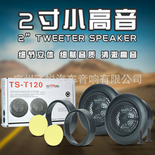 现货批发汽车音响喇叭TS-T120高音头2寸车载小高音金属膜高音喇叭