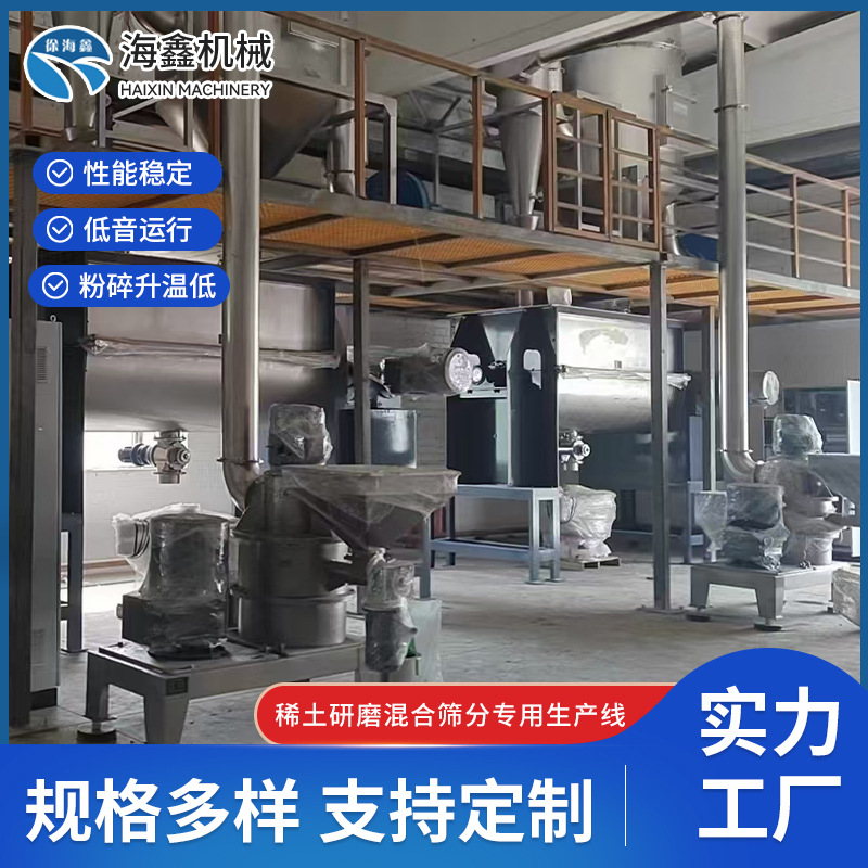 无锡厂家批发销售HXCX型稀土研磨混合筛分干法脱硫脱硝专用生产线
