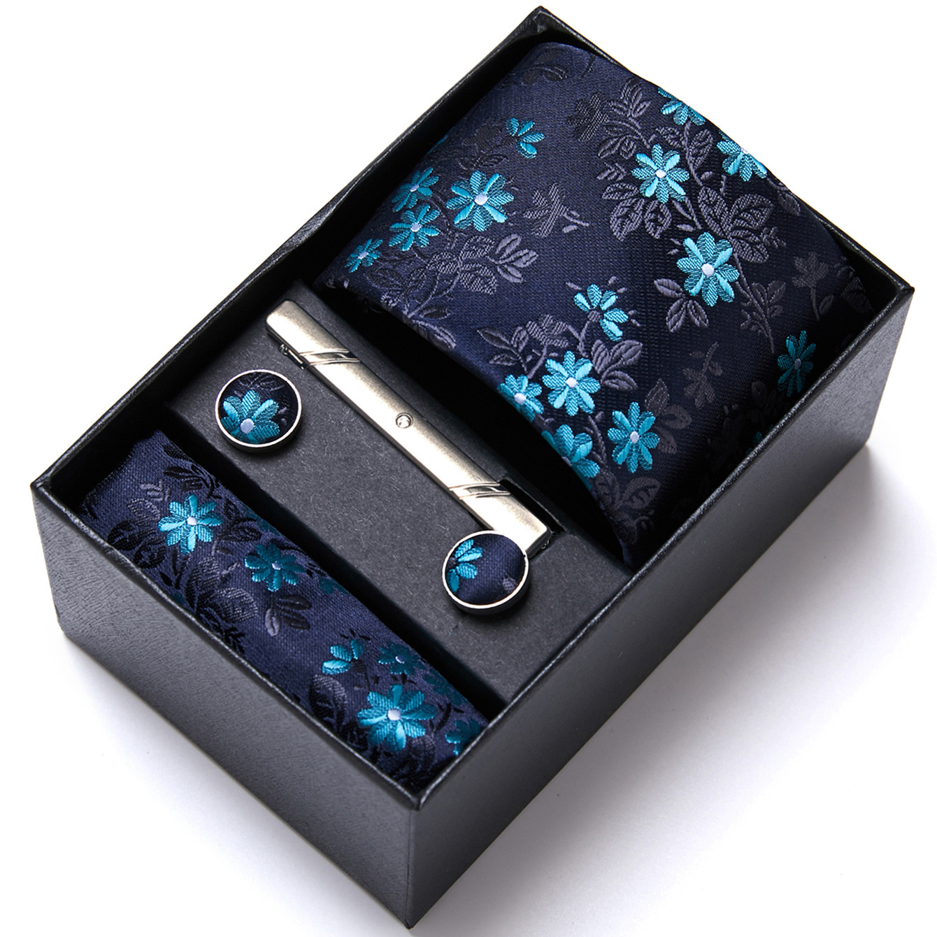 Fabricante en stock de los hombres corbata caja regalo traje ropa formal negocios boda trabajo grupo camisa accesorios verano nuevo