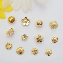 ��ɫ18k�����U�ջ��и�Ƭ�ִ�ɢ�����diy�ֹ����朴�����ϻ�ñ