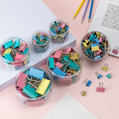 Wholesale colorful metal ticket holders, office stationery, school tail clips, student exam binding clips