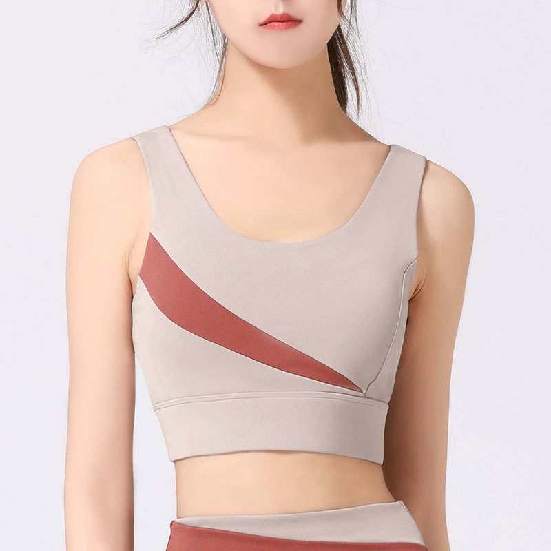 Juyitang nuevo desmontable de una sola pieza de alta resistencia a prueba de golpes push-up belleza espalda fitness yoga ropa interior deportiva