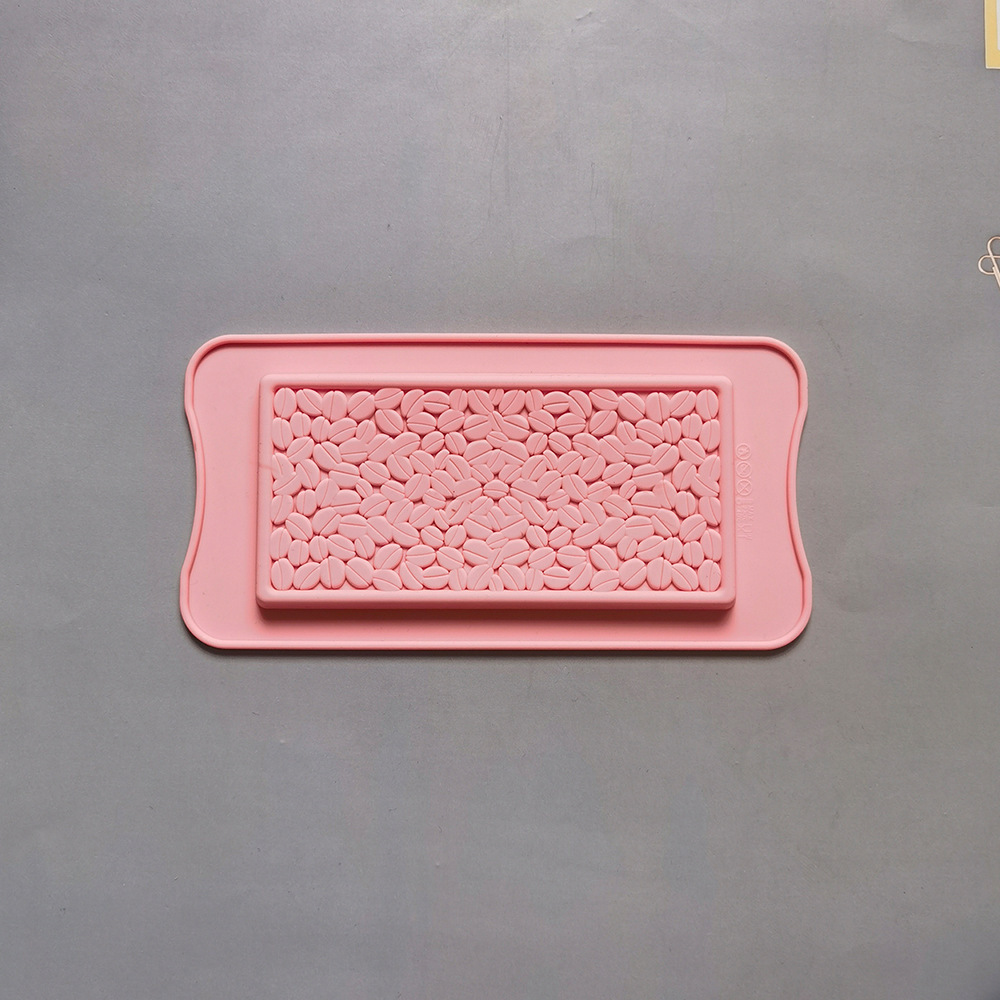 Granos de café chocolate 461 pastel molde de silicona gelatina torta molde de pan herramientas de horneado