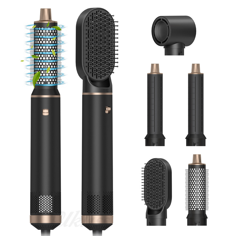 Amazonで人気の5in1熱風コーム、家庭用ストレート＆カールヘアドライヤー、個人使用には国内販売をサポートしていません|undefined