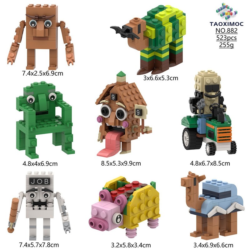 Cross-Border New Ai Shanhaijing Building Blocks Season 3 Set Series Monster Figures Children's Boys' Assembly Toys