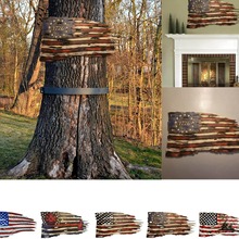 Memorial Day Metal Ornaments 独立日爱国者地图金属挂摆件国旗