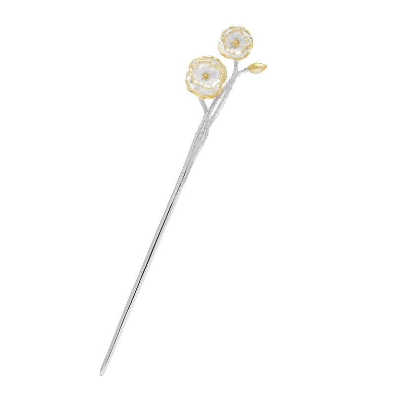 "Twenty-Four Solars·Xiaoman" Su Shiba S925 Silver Country Trend New Chinese Style Puffy Hairpin