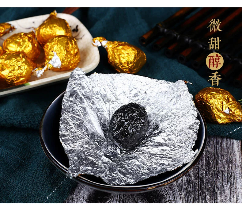 Nine-Steamed Black Sesame Balls Ready to Eat 220g Individually Wrapped Daily Wellness Snack in use