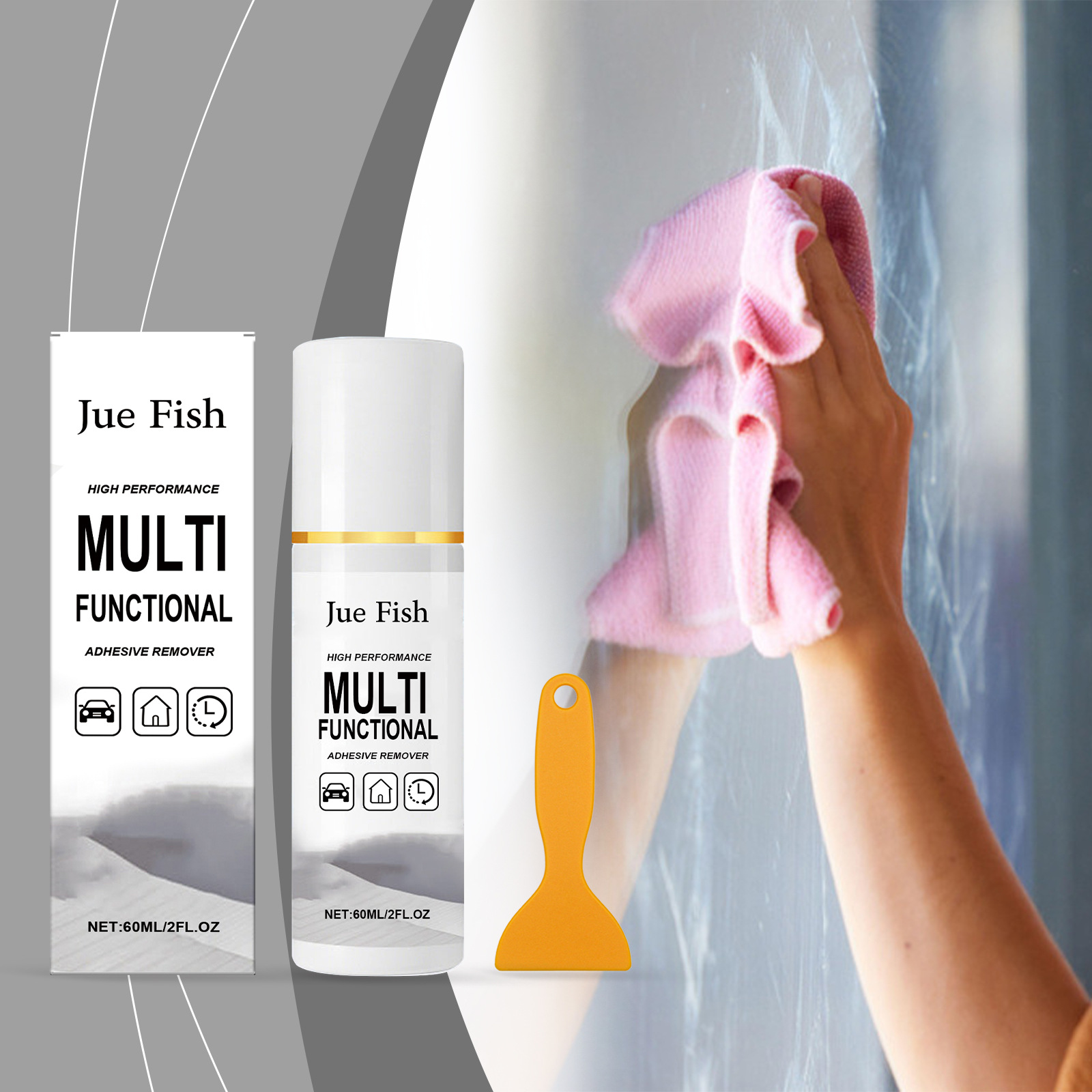 JUE FISH Multifunctional universal soft effective cleaner reusable for auto