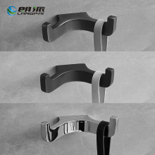 全铜实心挂衣钩酒店浴室打孔单钩卫生间壁挂简约衣帽钩墙壁毛巾钩