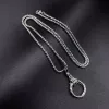 F0440-2 hand grip ring necklace