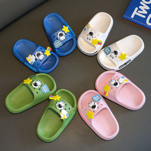 NASA astronaut boys' slippers children's home indoor non-slip bathroom bath baby outdoor girls' slippers