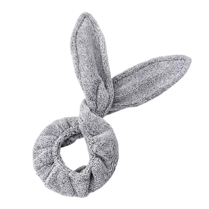 Orejas de conejo banda de cabello red rojo nuevo estilo coreano lavar la cara mujer banda de cabello máscara de maquillaje coral veludo banda personalizada