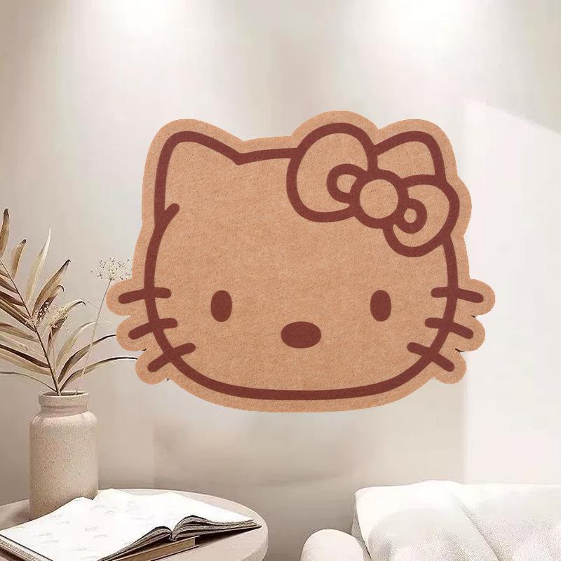 Cross-border Cartoon Bear Photo Wall Punch-free Kindergarten Felt Wall Stickers Children's Room Bedroom Three-dimensional Wall Decoration