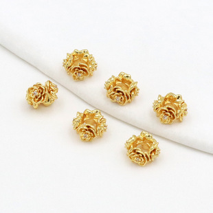 14K���ɫ��ʯ���~õ���������diy���h������Ʒ���C45