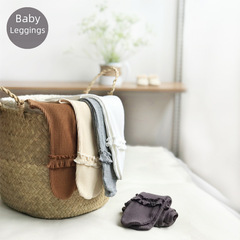 Multicolor Children's Pants, Kid's Long Pants with Unslit Elastic Waist, Girls' Ankle-length High-waisted Leggings, Spring and Autumn New Arrival