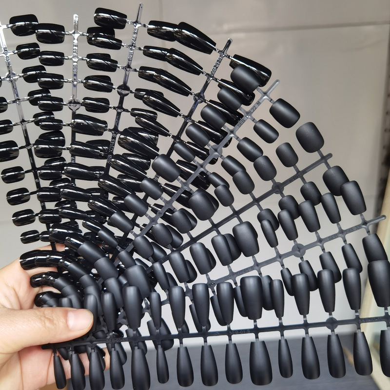 Black Nail Patch Wearable Nail Special Seamless Patch Solid Color Pre-Made Nail Base Nail Code Nail Patch Factory Wholesale Source Black Nail Patch Wearable Nail Special Seamless Patch Solid Color Pre-Made Nail Base Nail Code Nail Patch Factory Wholesale Source
