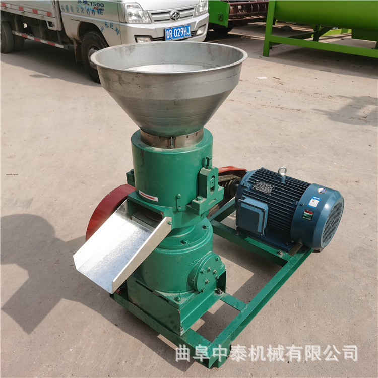 家用小型养殖平模颗粒机 鸡羊颗粒饲料制粒机 玉米秸秆颗粒饲料机