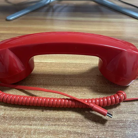 Universal retro mobile phone, headphones, handle, microphone