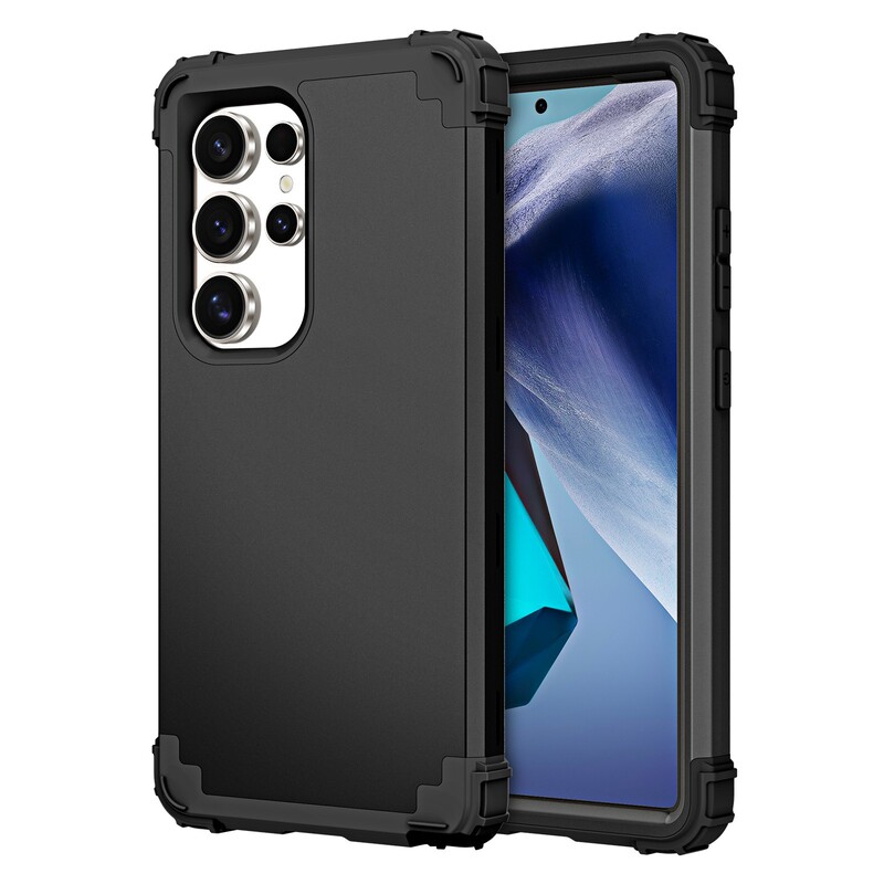 Suitable for Samsung S26Ultra three-in-one phone case, S25Ultra matte finish, S24Ultra anti-drop protective cover Suitable for Samsung S26Ultra three-in-one phone case, S25Ultra matte finish, S24Ultra anti-drop protective cover