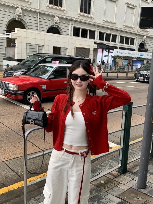 黄色麻花毛衣外套女秋季穿搭2025新款爆款时尚洋气百搭毛衣上衣|undefined