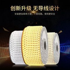 220vLED无导线灯带家用室内吊顶庭院高亮软灯条变光户外防水工程