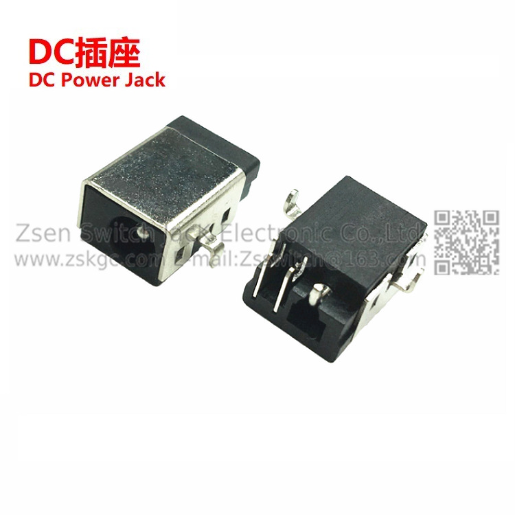 高功率沉板DC插口  沉板大电流DC插座连接器  大电流DC母座沉板型