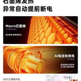 2025年新款电热毯双人单人家用棉质双控2人石墨烯旗舰店