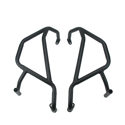 Suitable for CFMOTO 450MT engine guard, body bumper, modified motorcycle crash bar, guard bar (Motorcycle bumper) - upper-guard-bar-is-black