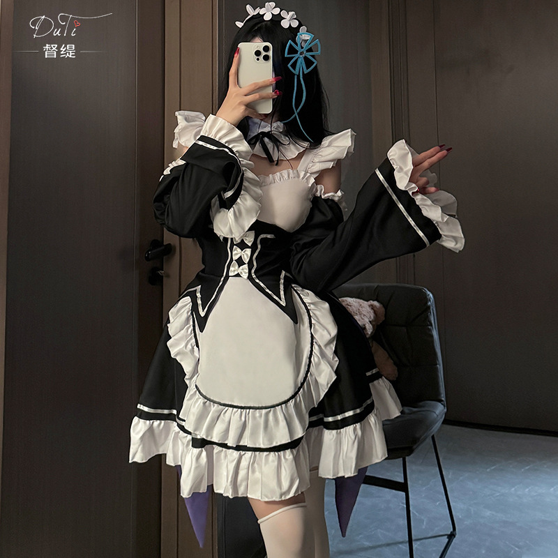 Xianyi Remram Two-Dimensional Anime Cosplay Uniform from the Anime Re:Zero - Starting Life in Another World Cos555