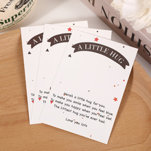 跨境DIY树脂小海星口袋拥抱贺卡 海洋风系列饰品卡片 现货批发