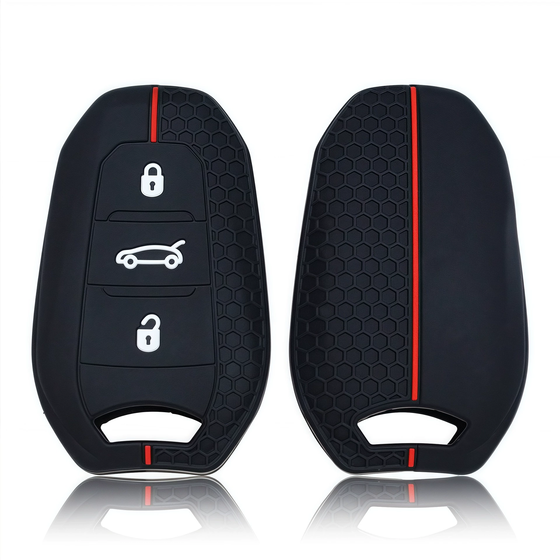 Для Peugeot 208 308 408 508 3008 4008 5008 Автоключ Защитный чехол силикон