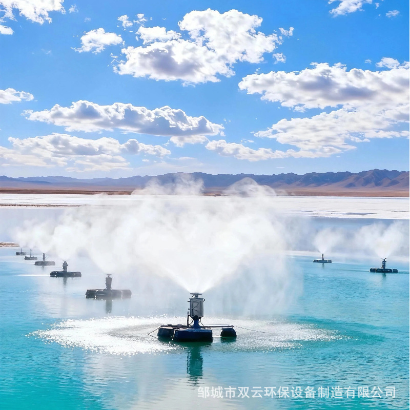 Qinghai Salt Lake Saltwater Evaporator, Floating Mechanical Atomizing Evaporator, with a Wealth of Case Studies