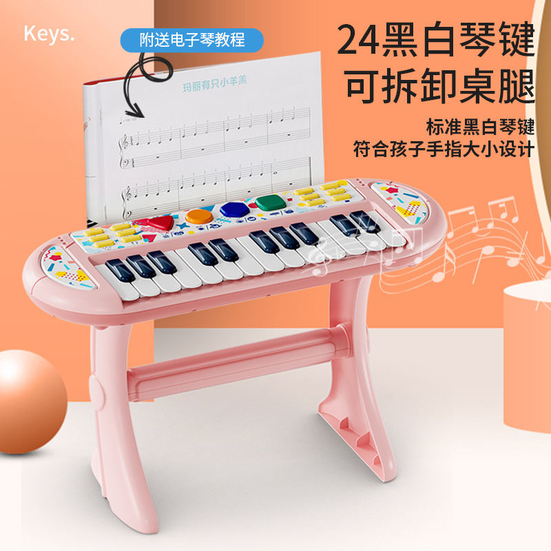 Educación temprana de los niños Juego educativo simulación instrumento musical saxofón eléctrico pequeño tamaño clarinete música juguete puesto Venta caliente