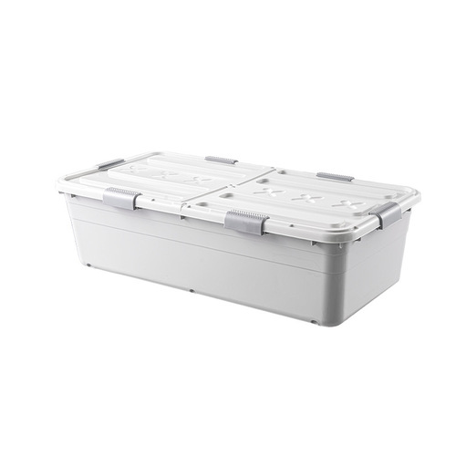 Under-the-bed storage box plastic household goods multi-layer storage organizer box artifact storage box drawer wheeled bed bottom box