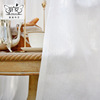 Curtain, white colored cloth, wholesale, french style