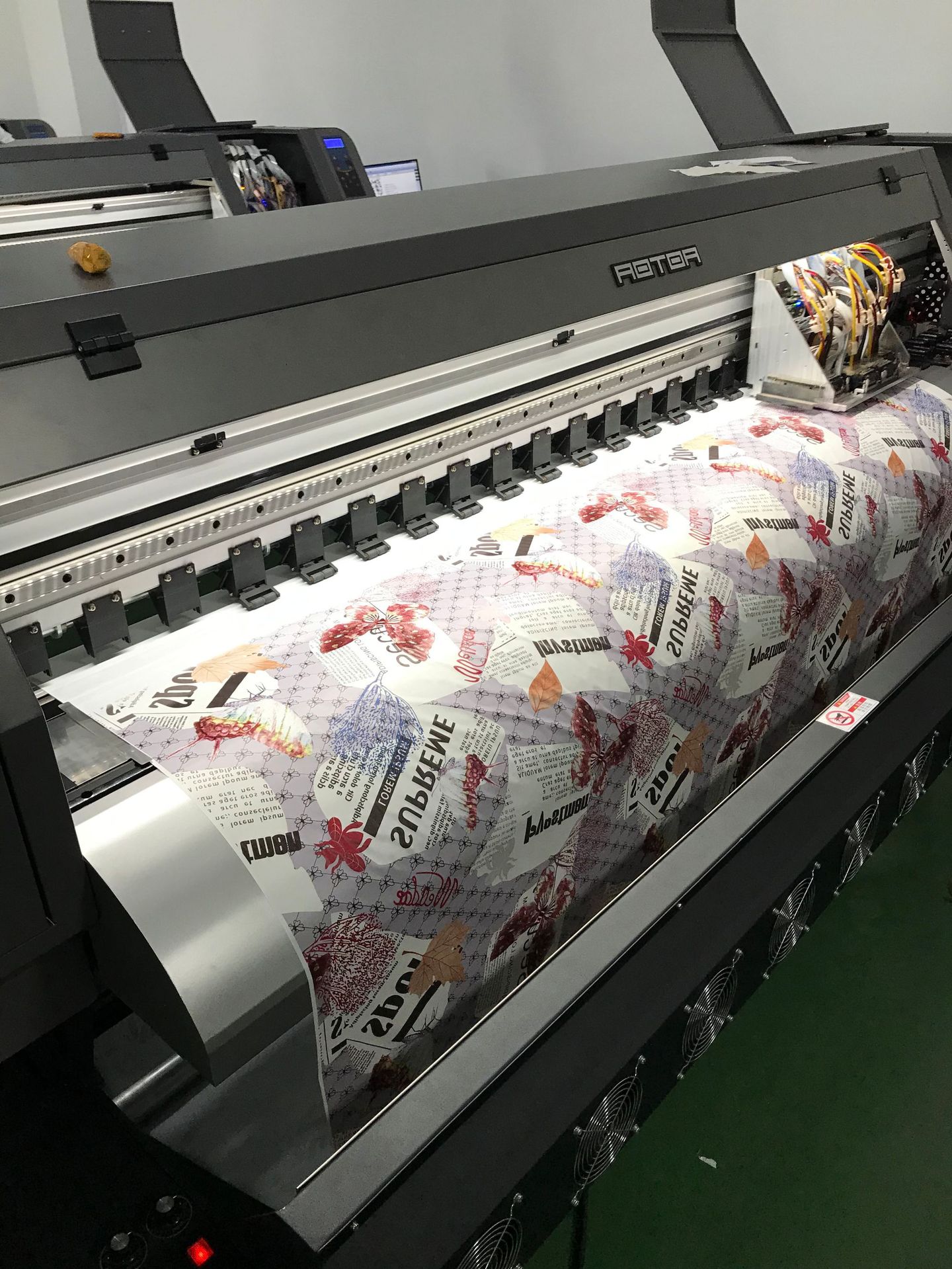 Digital Printing Free of charge customized Flower Magnanimity Gallery Polyester Fiber printing Fabric Sublimation Transfers