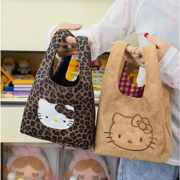 Cute Suede Embroidered Handbag, Autumn and Winter Portable Basket Bag, Crossbody Tote Bag, Fashionable Commuter Coin Purse