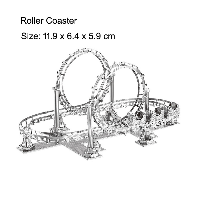 Aipin 3D metal 3D puzzle Building series Notre Dame de Paris belleza durmiente Castillo asamblea modelo regalo cumpleaños