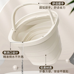 折叠水桶家用大容量学生宿舍手提桶车载户外钓鱼旅行便携式泡脚桶