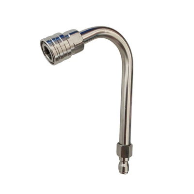 High pressure car wash water gun: 90 degree lengthened rod cleaning machine