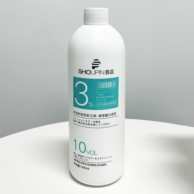 The first product of hydrogen peroxide milk 3 degrees 12 degrees fruit aromatic acid double oxygen milk non-damaging non-foaming color developer 1000ML