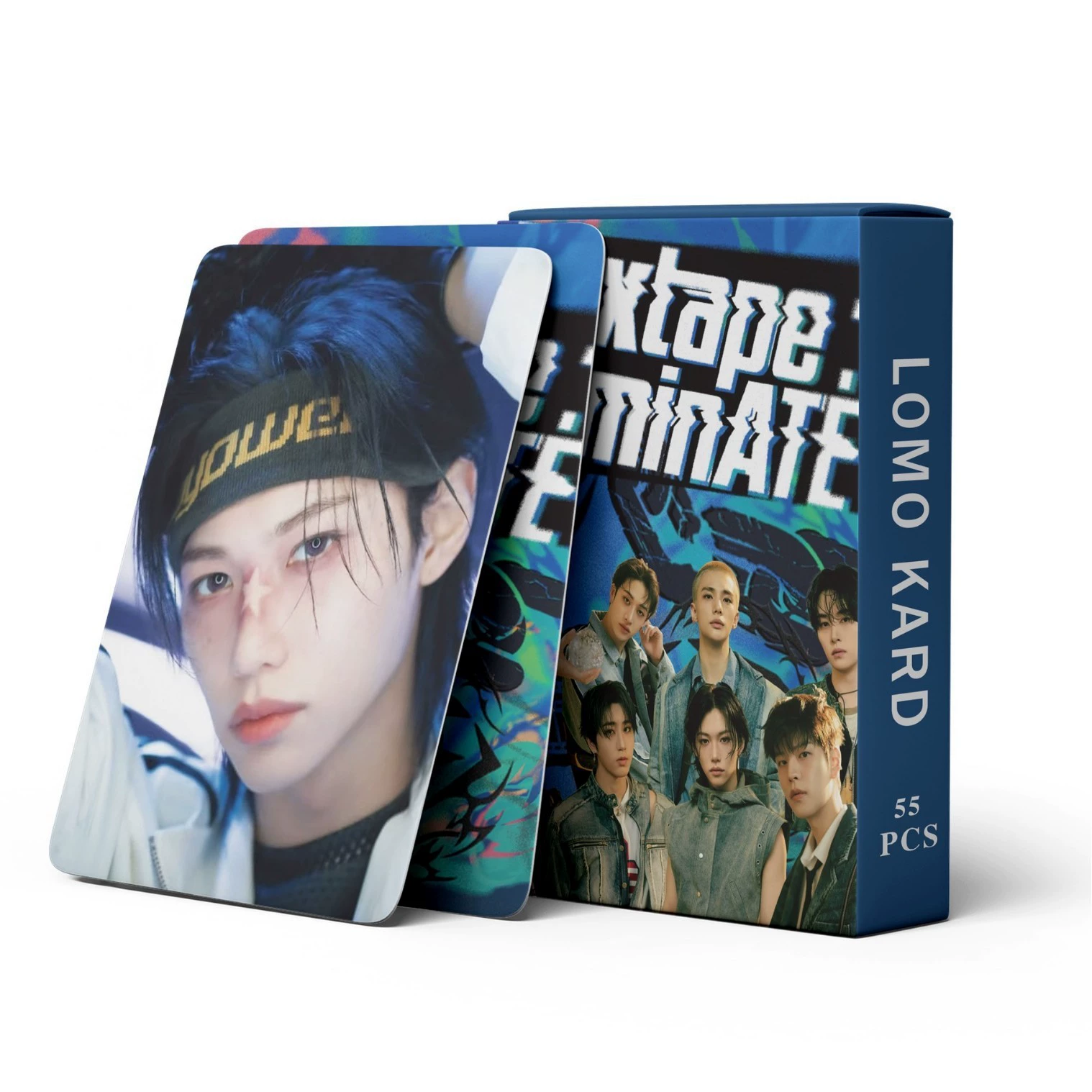 Большое количество точечных наборов 55 штук чернила BT SK IVE ATEEZ Корейская волна KPOP звезда периферия LO MO маленькая карточка